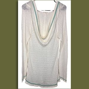 SweaterC'isa hooded knit sweater S. Med.